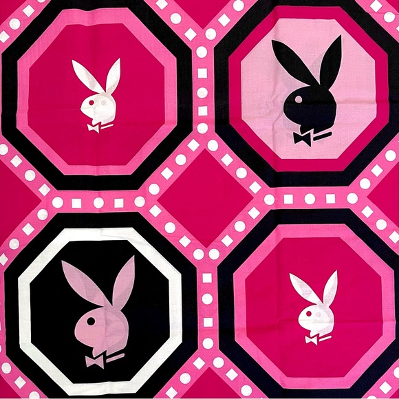 SOLD Playboy Window Curtains 🐰💞🖤 - Picture 2 of 4